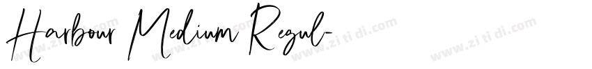 Harbour Medium Regul字体转换 Harbour Medium Regul字体转换